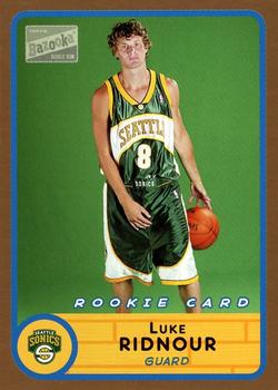 2003-04 Bazooka - Gold #264 Luke Ridnour Front