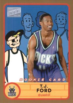 2003-04 Bazooka - Gold #283 T.J. Ford Front