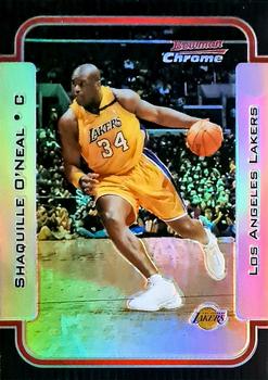2003-04 Bowman - Chrome Refractors #50 Shaquille O'Neal Front