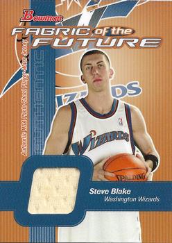 2003-04 Bowman - Fabric of the Future #FF-SB Steve Blake Front