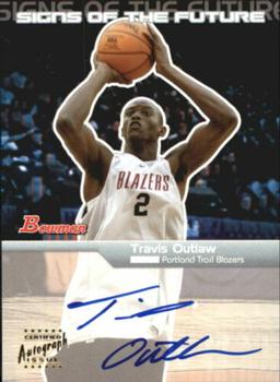 2003-04 Bowman - Signs of the Future #SFA-TO Travis Outlaw Front