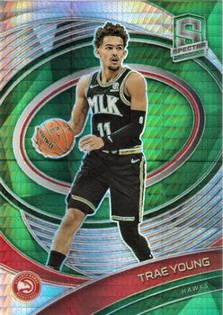 2020-21 Panini Spectra - Asia Green #17 Trae Young Front