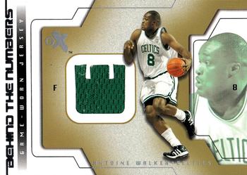 2003-04 E-X - Behind the Numbers Game-Used #AW-BTNGU Antoine Walker Front