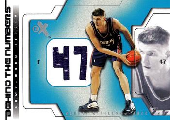 2003-04 E-X - Behind the Numbers Game-Used #AK-BTNGU Andrei Kirilenko Front