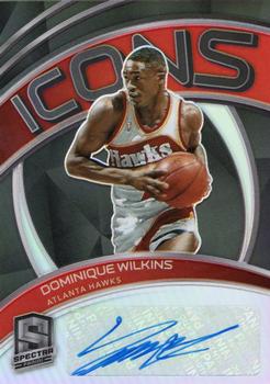 2020-21 Panini Spectra - Icons Autographs #ICO-DWK Dominique Wilkins Front