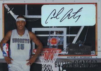 2003-04 E-X - Buzzer Beaters Autographs #CA-BBA Carmelo Anthony Front