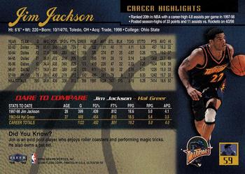 1998-99 Ultra #59 Jim Jackson Back