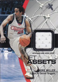 2003-04 E-X - Net Assets Game-Used #AM-NAJ Andre Miller Front