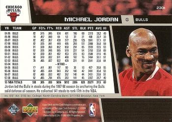 1998-99 Upper Deck #230t Michael Jordan Back