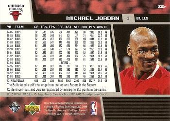 1998-99 Upper Deck #230v Michael Jordan Back