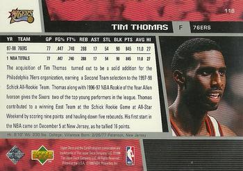 1998-99 Upper Deck #116 Tim Thomas Back