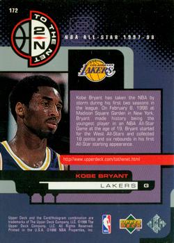 1998-99 Upper Deck #172 Kobe Bryant Back