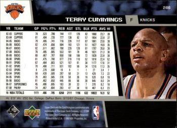1998-99 Upper Deck #286 Terry Cummings Back