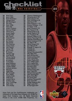1998-99 Upper Deck #311 Michael Jordan Back