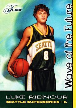 2003-04 Flair - Wave of the Future #14 WOF Luke Ridnour Front