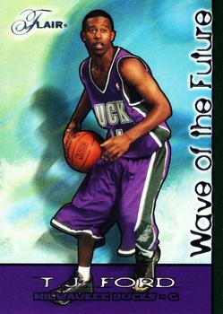 2003-04 Flair - Wave of the Future #8 WOF T.J. Ford Front