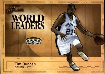 2003-04 Flair - World Leaders #2 WL Tim Duncan Front