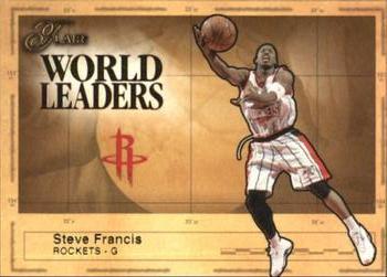 2003-04 Flair - World Leaders #12 WL Steve Francis Front