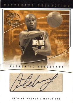 2003-04 Flair Final Edition - Autograph Collection (25) #AC-AW Antoine Walker Front