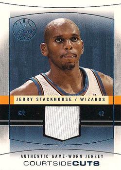 2003-04 Flair Final Edition - Courtside Cuts Jerseys (250) #CC-JS Jerry Stackhouse Front