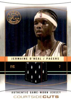 2003-04 Flair Final Edition - Courtside Cuts Jerseys (75) #CC-JON Jermaine O'Neal Front