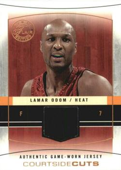 2003-04 Flair Final Edition - Courtside Cuts Jerseys (75) #CC-LO Lamar Odom Front