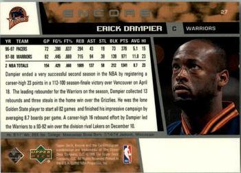 1998-99 Upper Deck Encore #27 Erick Dampier Back