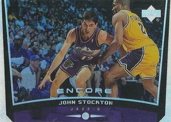 1998-99 Upper Deck Encore #83 John Stockton Front