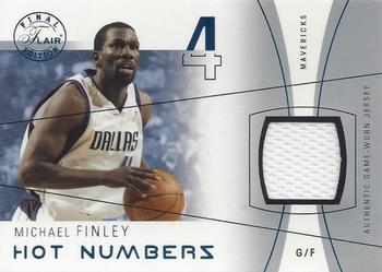 2003-04 Flair Final Edition - Hot Numbers Jerseys (250) #HN-MF Michael Finley Front