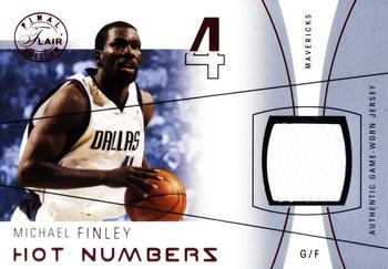 2003-04 Flair Final Edition - Hot Numbers Jerseys (175) #HN-MF Michael Finley Front
