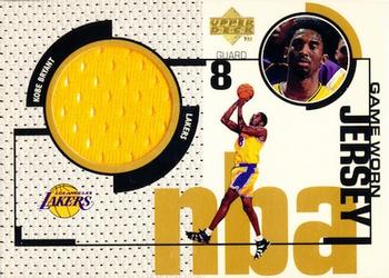 1998-99 Upper Deck - Game Worn Jerseys / Rookie Jerseys #GJ19 Kobe Bryant Front