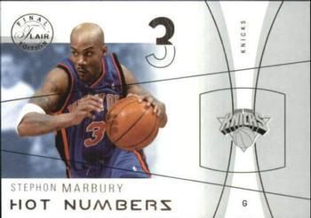 2003-04 Flair Final Edition - Hot Numbers Retail #12 Stephon Marbury Front