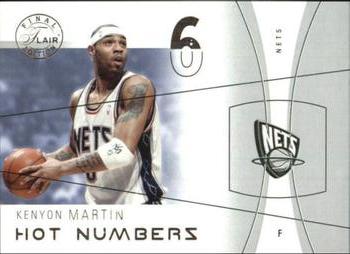 2003-04 Flair Final Edition - Hot Numbers Retail #16 Kenyon Martin Front