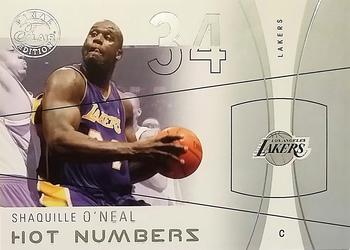 2003-04 Flair Final Edition - Hot Numbers Retail #25 Shaquille O'Neal Front