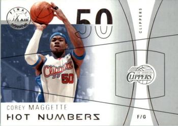2003-04 Flair Final Edition - Hot Numbers Retail #35 Corey Maggette Front