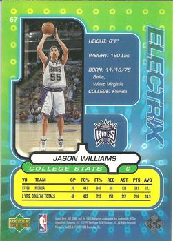 1998-99 Upper Deck Ionix #67 Jason Williams Back