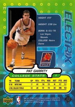 1998-99 Upper Deck Ionix #77 Pat Garrity Back