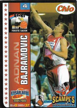 2004-05 Scampi's Sportkártyák - Kosárlabda - Chio Edition #37 Adnan Bajramovic Front
