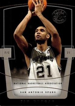 2003-04 Flair Final Edition - Row 1 #56 Tim Duncan Front