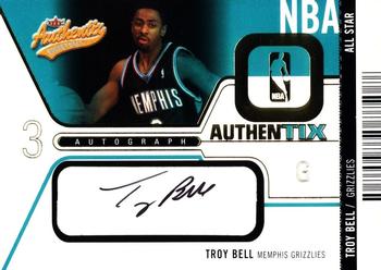 2003-04 Fleer Authentix - Autograph Authentix All-Star #AA-TB Troy Bell Front