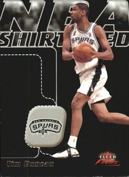 2003-04 Fleer Focus - NBA Shirtified (750) #25 NS Tim Duncan Front