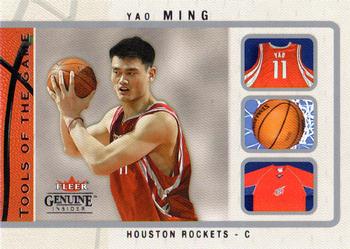 2003-04 Fleer Genuine Insider - Tools of the Game #6 TG Yao Ming Front