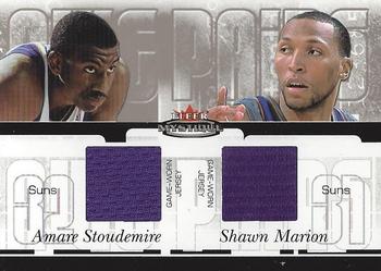 2003-04 Fleer Mystique - Awe Pairs Dual Jerseys (250) #AP-SM/AS Shawn Marion / Amare Stoudemire Front