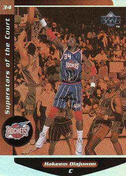 1998-99 Upper Deck Ovation - Superstars of the Court #C6 Hakeem Olajuwon Front