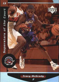 1998-99 Upper Deck Ovation - Superstars of the Court #C13 Tracy McGrady Front