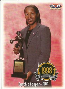 1999 Hoops WNBA #1 Cynthia Cooper Front