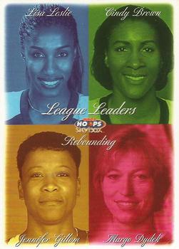 1999 Hoops WNBA #8 Lisa Leslie / Cindy Brown / Margo Dydek / Jennifer Gillom Front