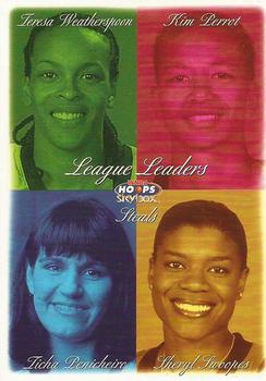 1999 Hoops WNBA #13 Teresa Weatherspoon / Kim Perrot / Sheryl Swoopes / Ticha Penicheiro  Front