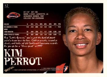 1999 Hoops WNBA #32 Kim Perrot Back