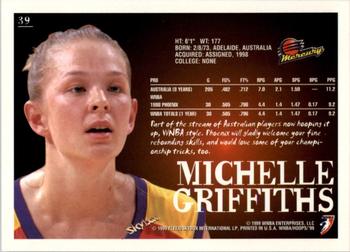 1999 Hoops WNBA #39 Michelle Griffiths Back